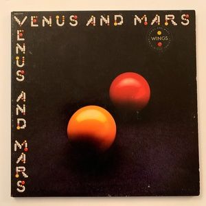 Wings "Venus and Mars" LP with inserts